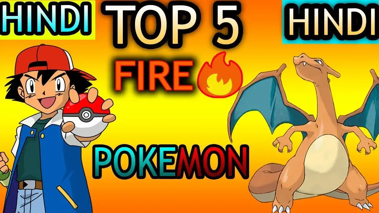 Top 5 Strongest Fire Type Pokemon