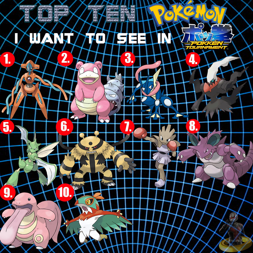 Top Ten Pokemon I Want To See in Pokken Tournament