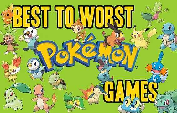 What is the Best Pokemon Game? Pokemon Games Ranked Best to Worst ...