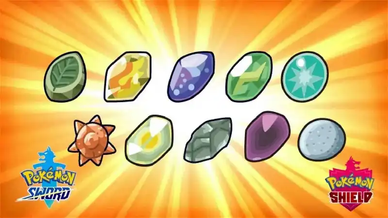 Where to find all the Evolution Stones in one place in Pokemon Sword ...