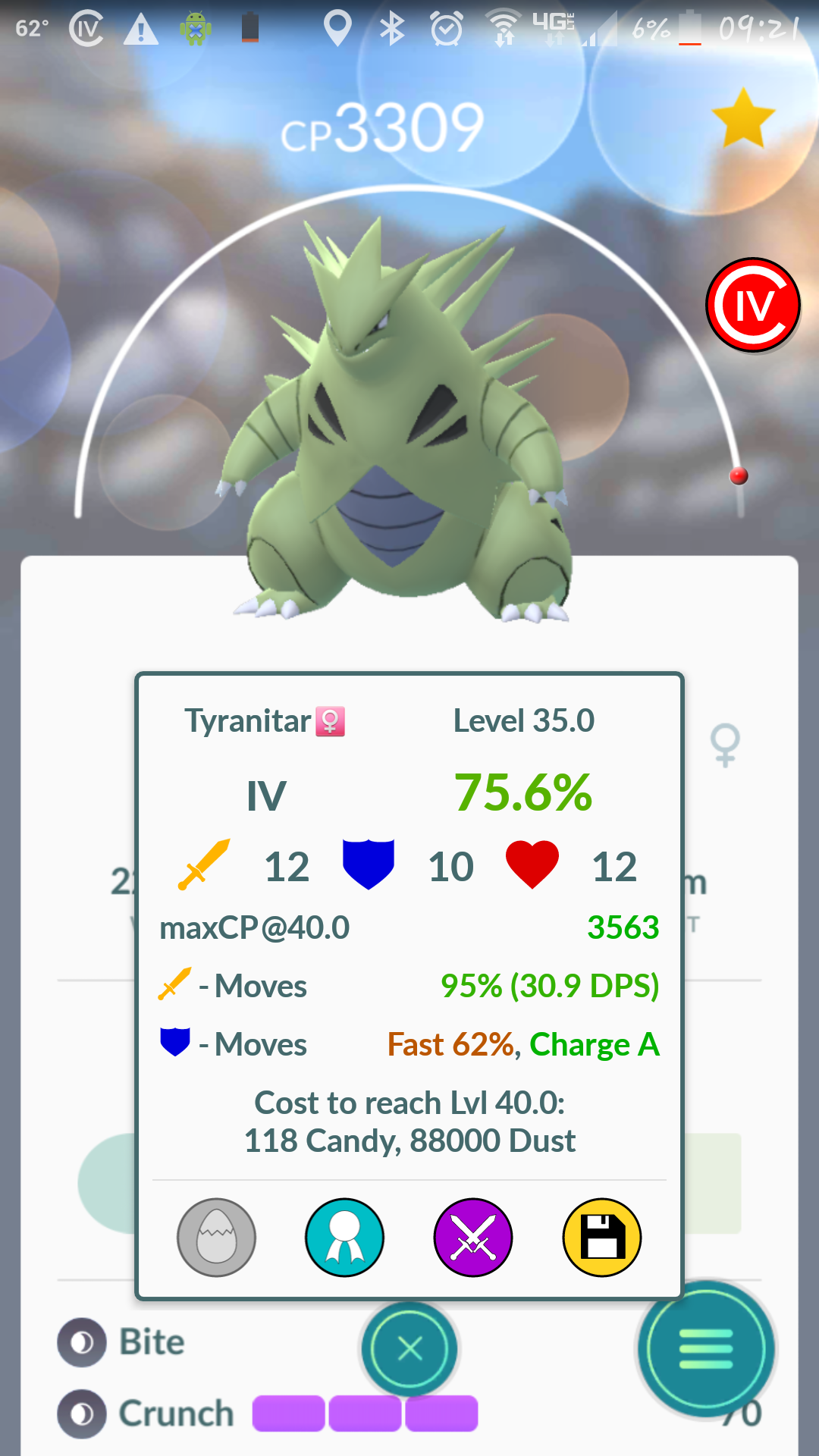 Which larvitar to evolve?