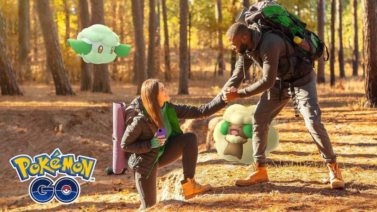 Why is green confetti falling in Pokémon Go?