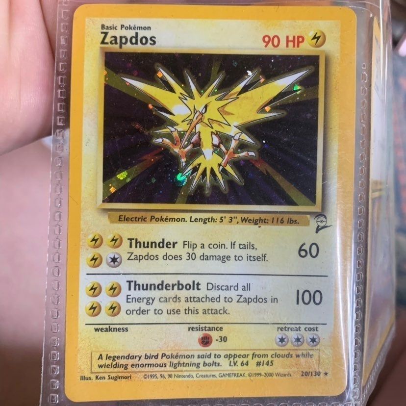 Zapdos Pokemon Card Value