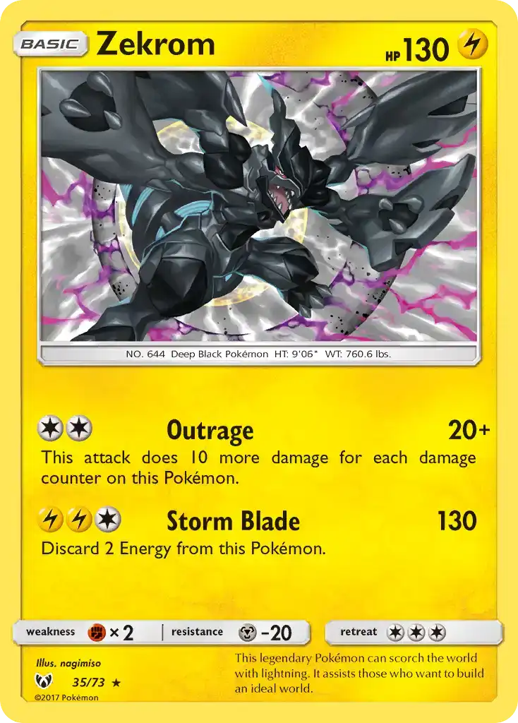 Zekrom Shining Legends Card Price How much it